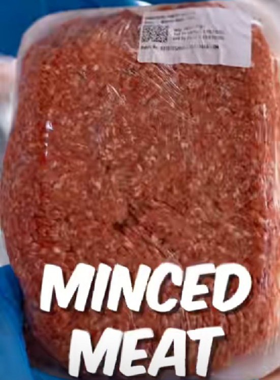 Minced beef