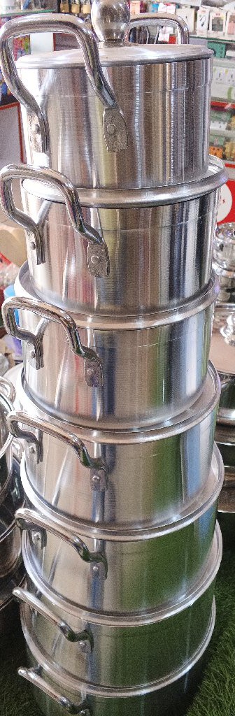 cooking and serving dishes