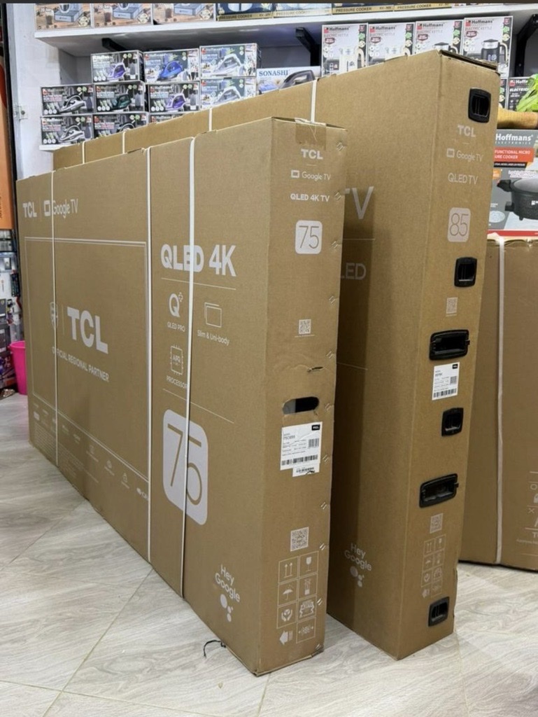 TCL 75” QLED 4K Google Tv